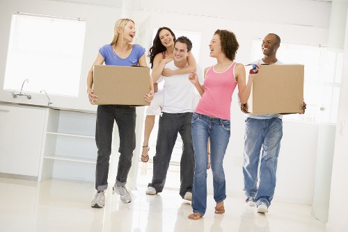 Furniture moving planning checklist in a home setting
