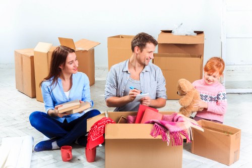 Encrypted furniture removals payment checkout screen